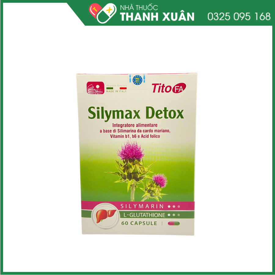 Silymax Detox - Giúp tăng cường chức năng gan, bảo vệ gan